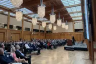 Außenwirtschaftstag Agraraußenhandel mit Publikum im Weltsaal im Auswärtigen Amt - Werderscher Markt